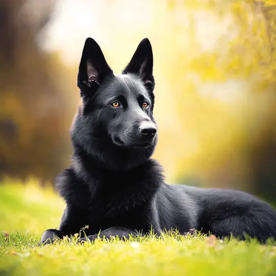Photo of NORWEGIAN ELKHOUND BLACK dog breed