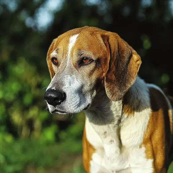 Photo of FRENCH WHITE AND ORANGE HOUND dog breed